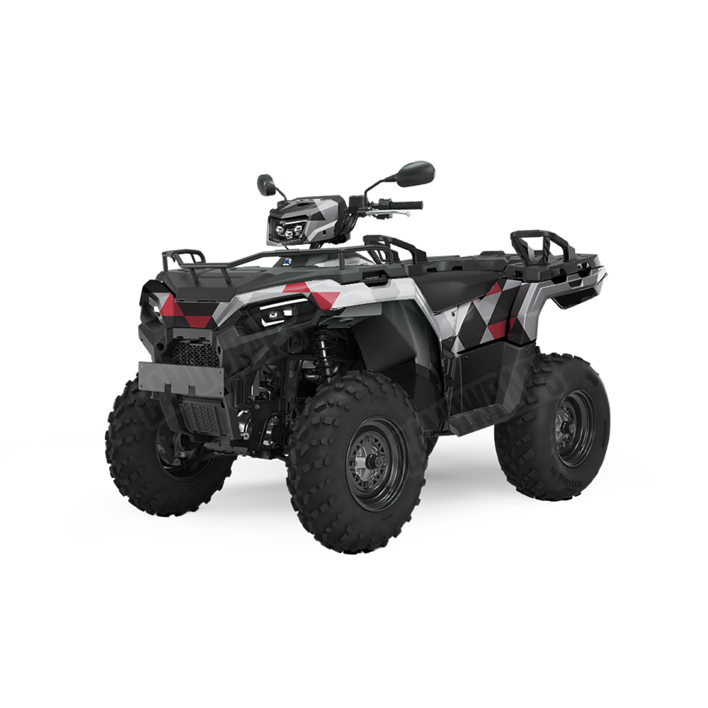 Triangle Urban Red ATV Wraps