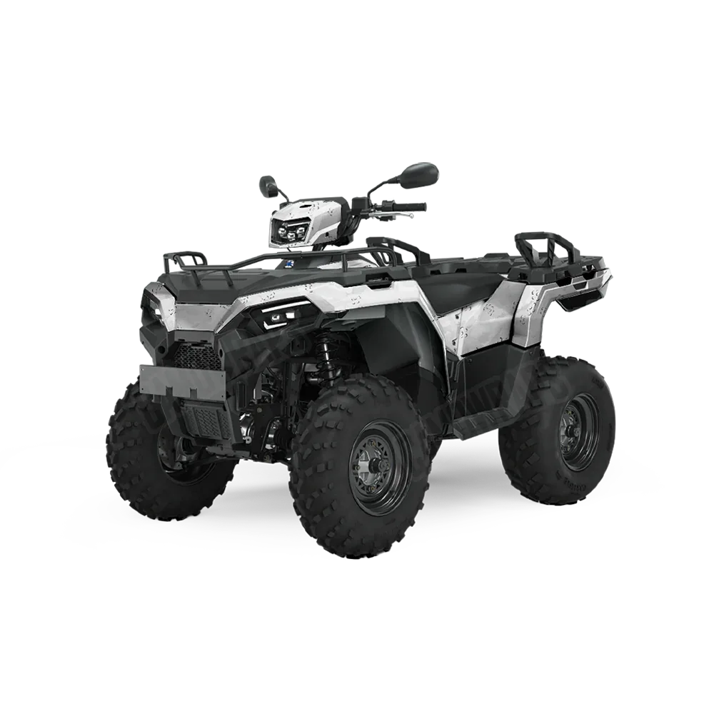Battle Storm Elite White ATV Wraps
