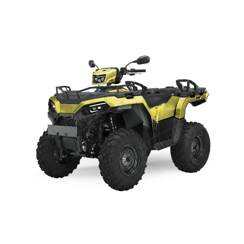 Battle Storm Elite Yellow ATV Wraps