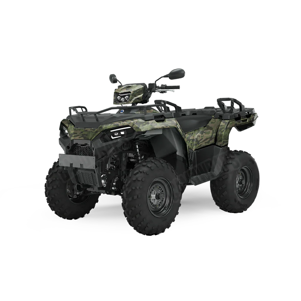 Classic Army Green ATV Wraps