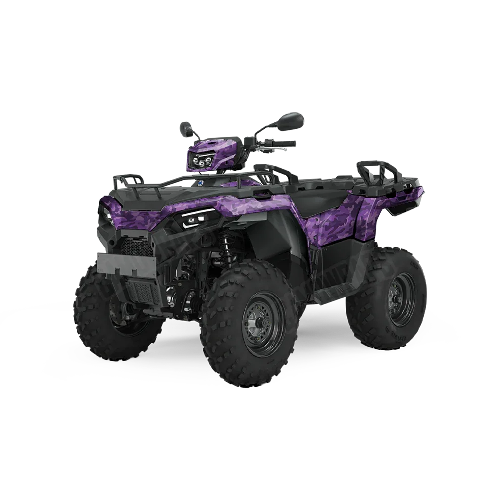 Classic Elite Purple ATV Wraps