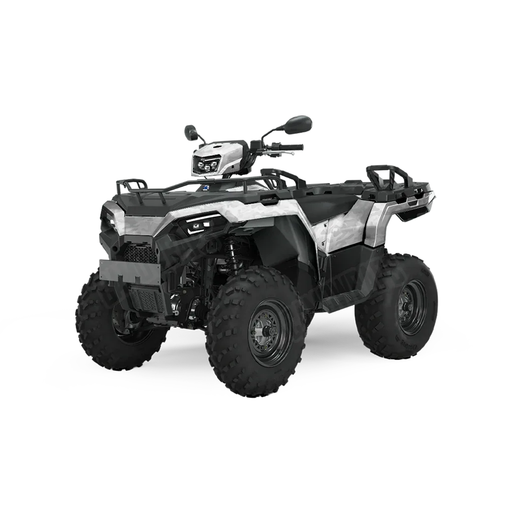 Classic Elite White ATV Wraps