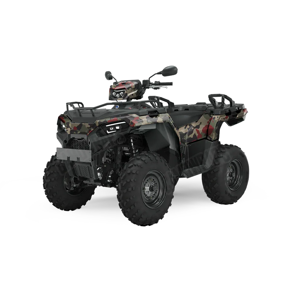 Cumulus Militant Red ATV Wraps