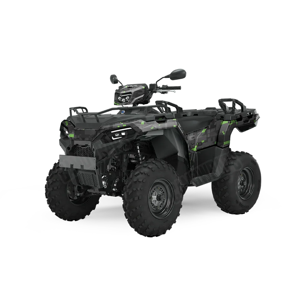 Digital Metro Green ATV Wraps