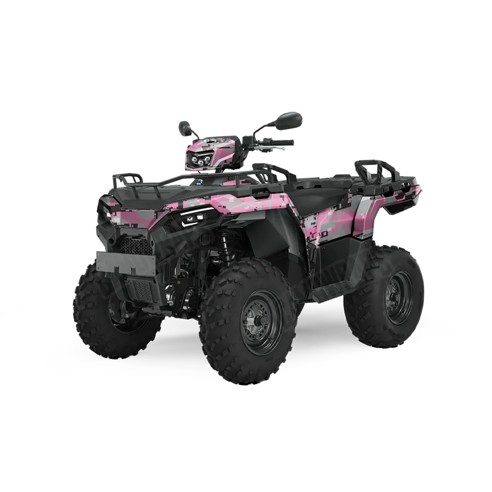 Digital Pink Tiger ATV Wraps