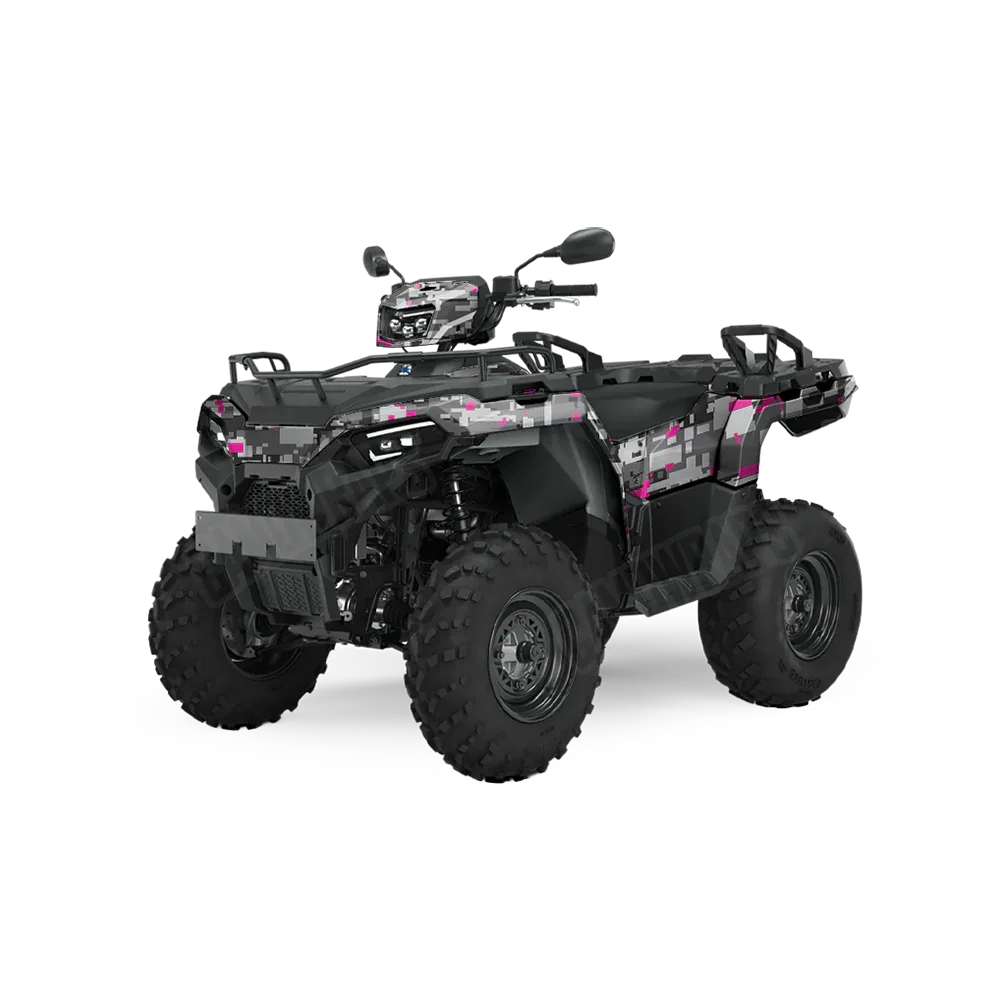 Digital Urban Magenta ATV Wraps