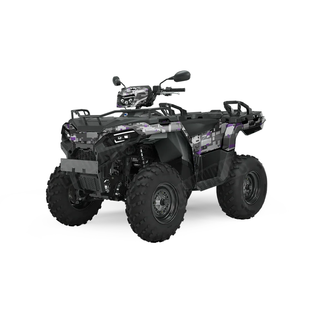 Digital Urban Purple ATV Wraps