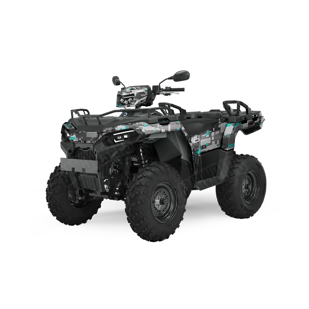 Digital Urban Tiffany Blue ATV Wraps