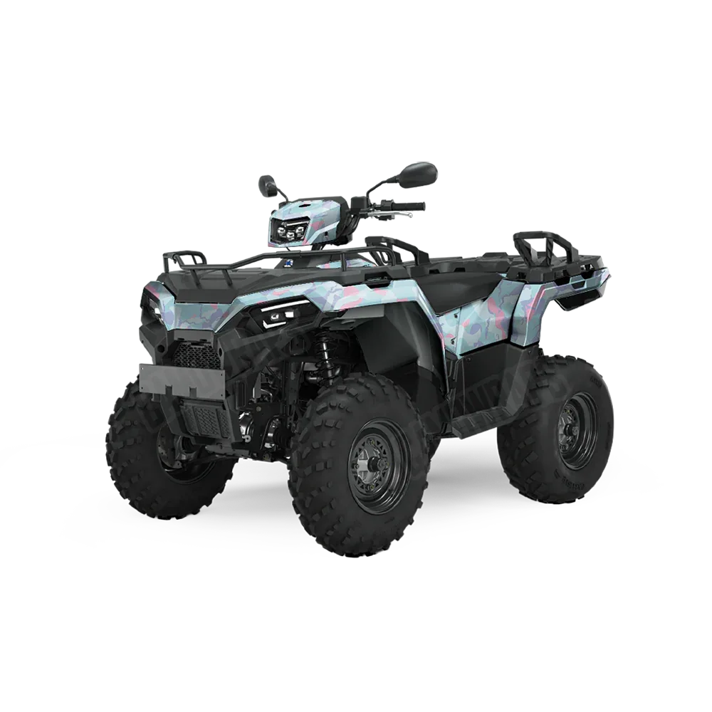 Ragged Cotton Candy ATV Wraps