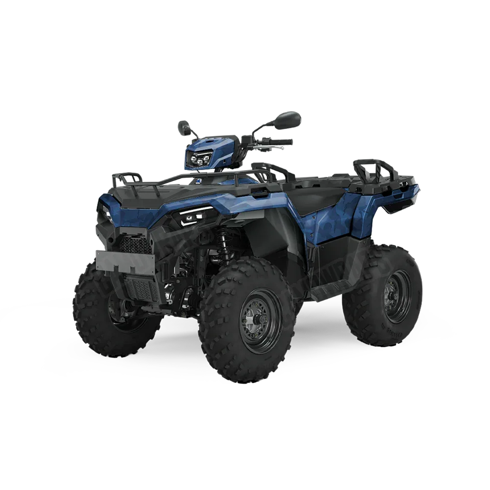 Ragged Elite Blue ATV Wraps