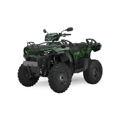 Ragged Elite Green ATV Wraps