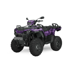 Ragged Elite Purple ATV Wraps