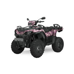 Ragged Floral ATV Wraps