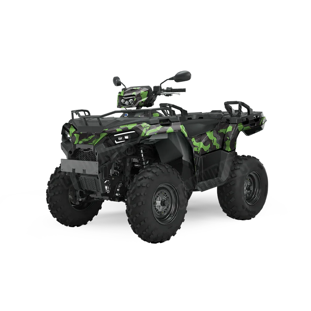 Ragged Metro Green ATV Wraps