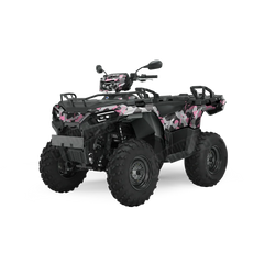 Ragged Pink Tiger ATV Wraps
