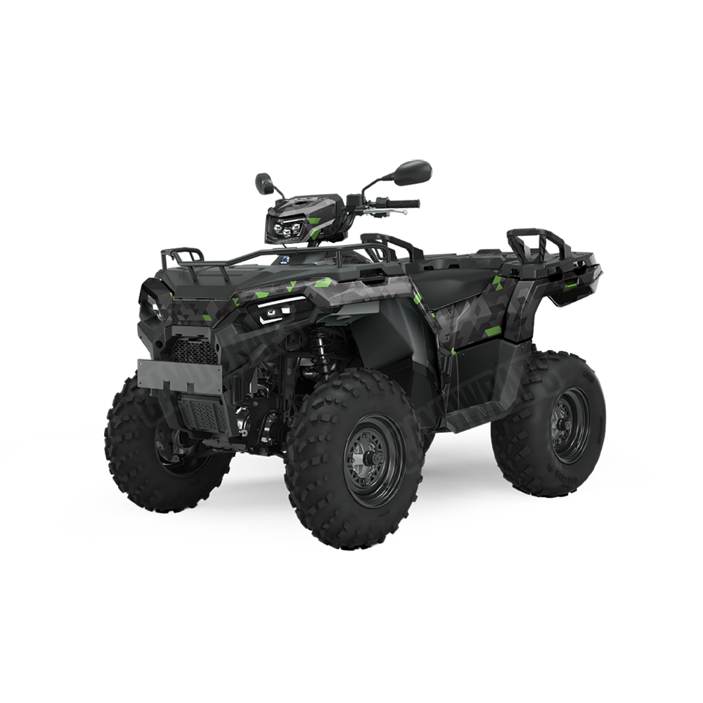 Triangle Metro Green ATV Wraps