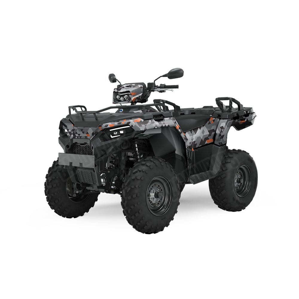 Triangle Urban Orange ATV Wraps