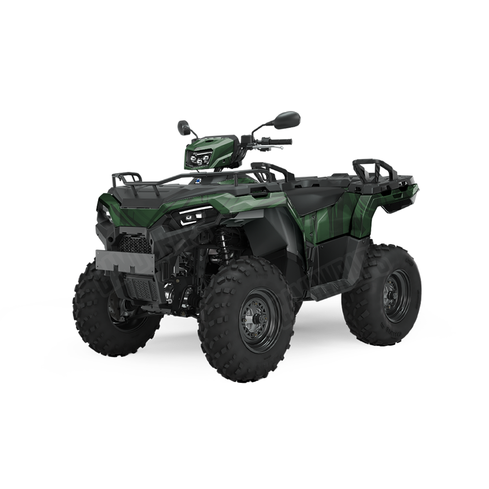 Liquid Smoke Elite Green ATV Wraps