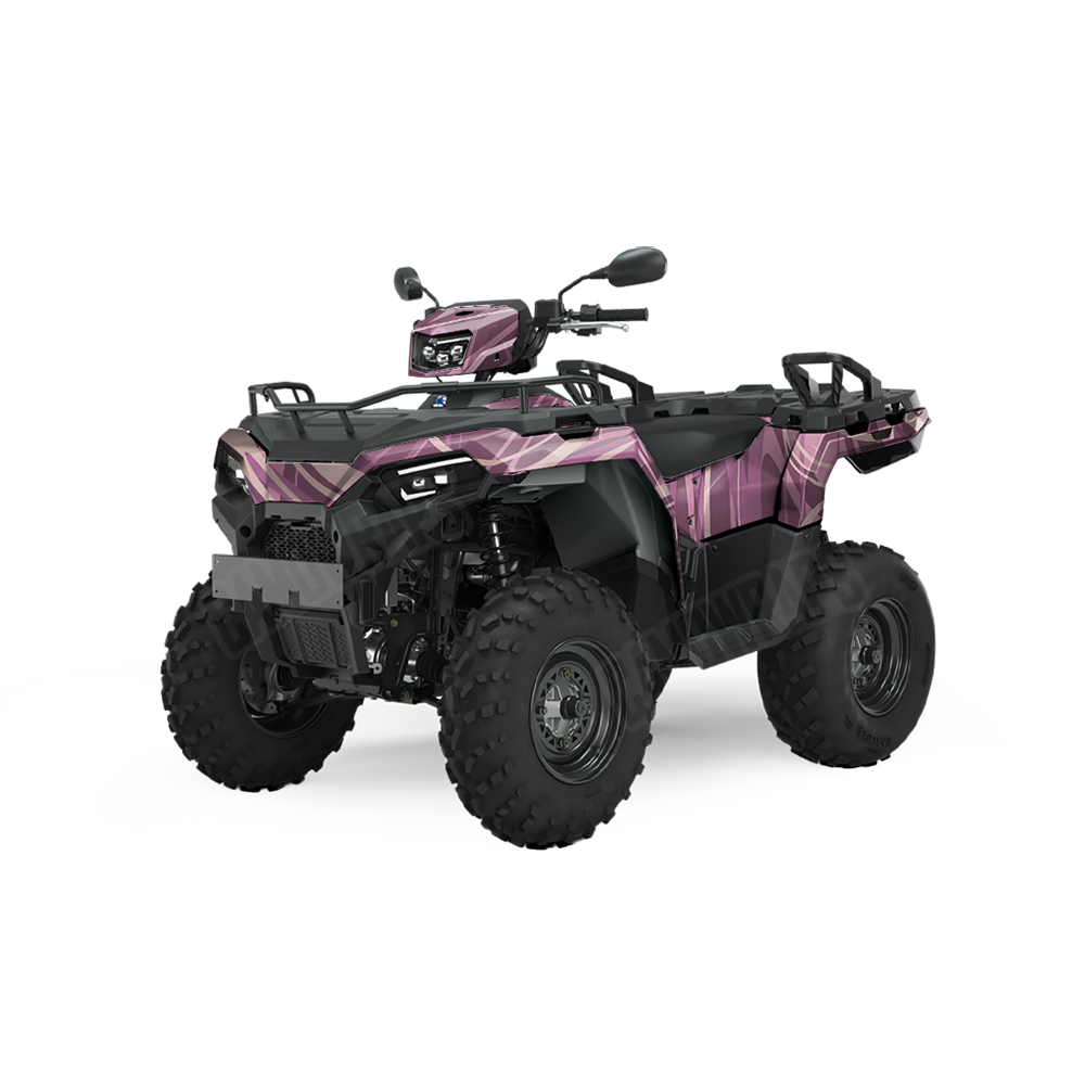 Liquid Smoke Floral ATV Wraps