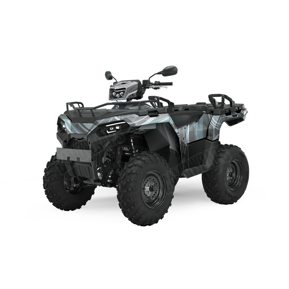 Liquid Smoke Overcast ATV Wraps