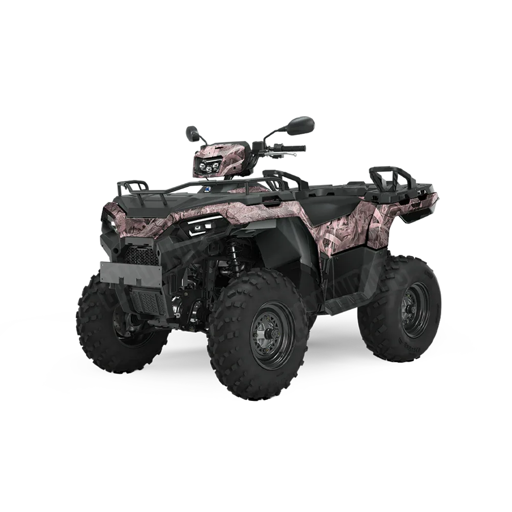 Nature Pink Grassland ATV Wraps