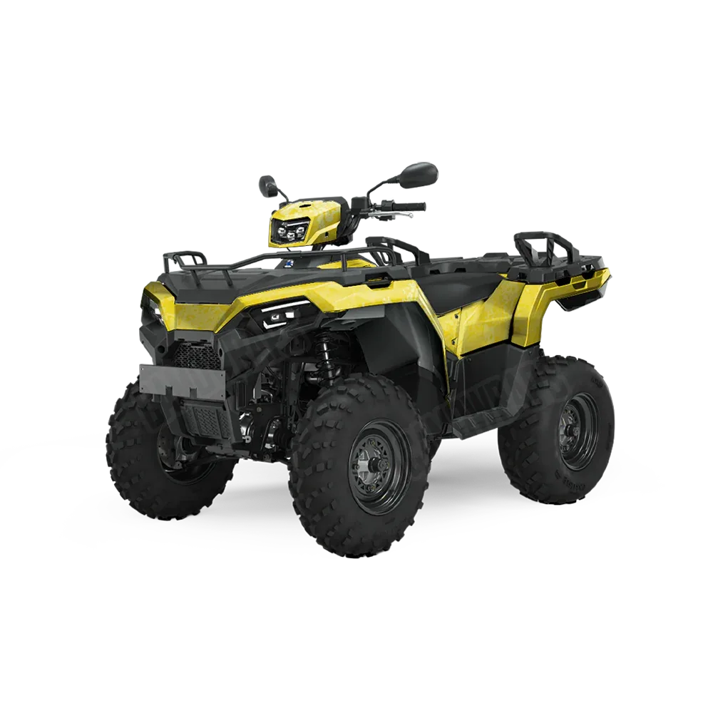 Pasted Elite Yellow ATV Wraps