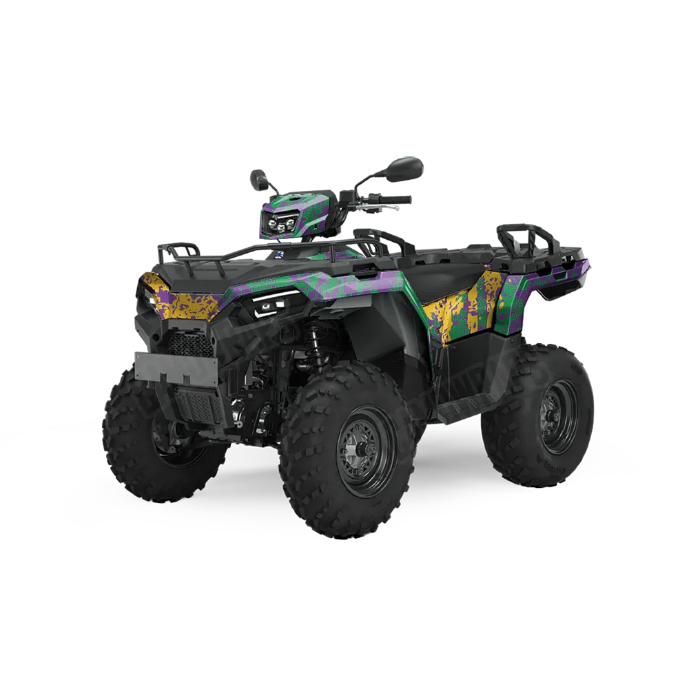Pasted Mardi Gras ATV Wraps