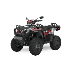 Prym1 Boulder Black Red White ATV Wraps