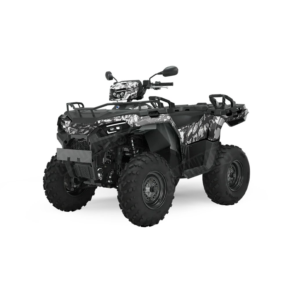 Prym1 Camo Black Ice ATV Wraps