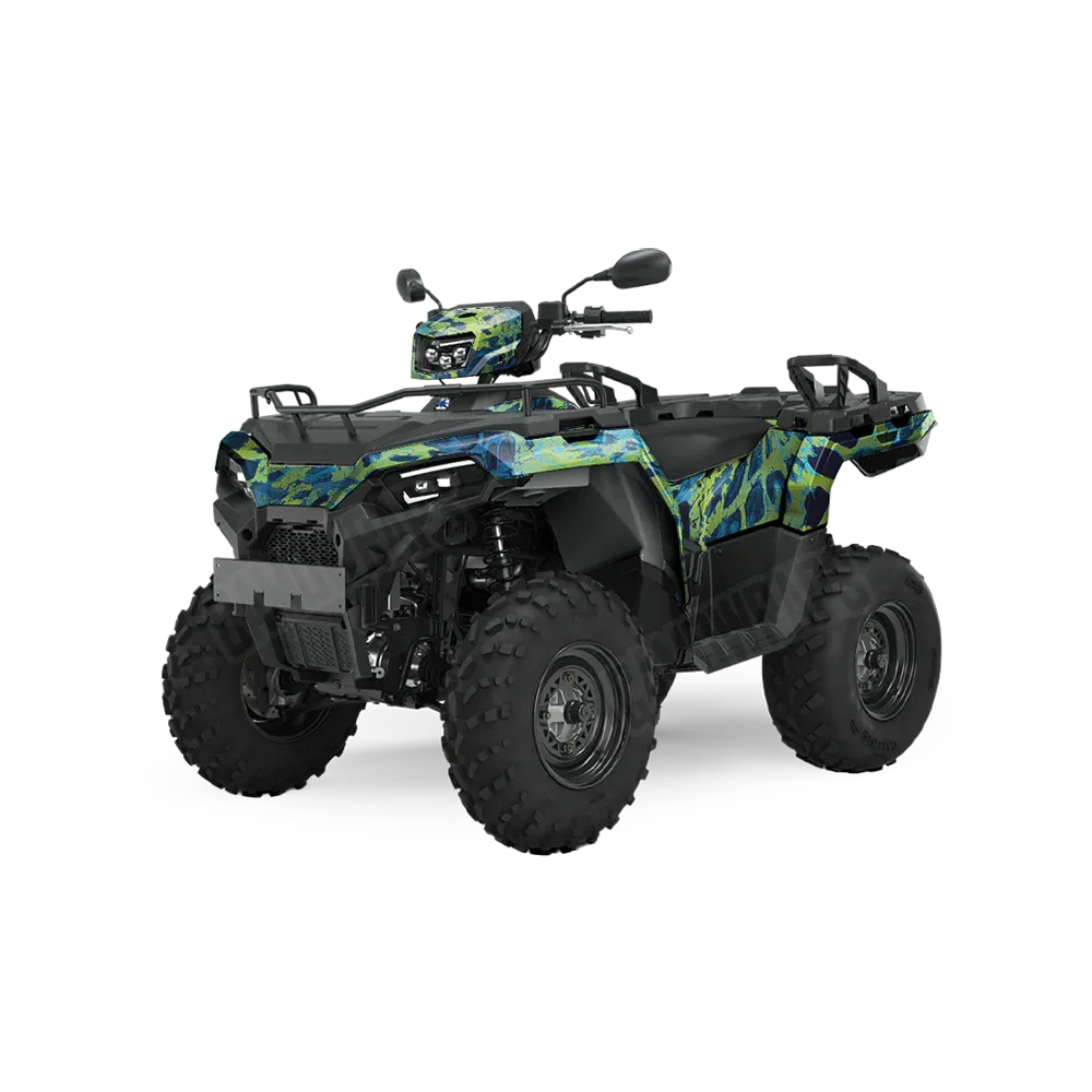 Prym1 Camo Blue Tang ATV Wraps