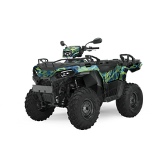Prym1 Camo Blue Tang ATV Wraps