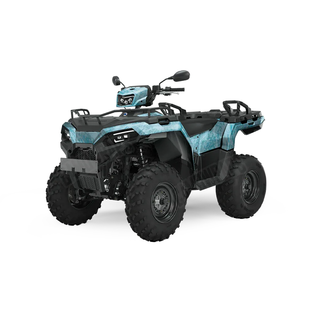 Realtree Aspect Sea Blue ATV Wraps