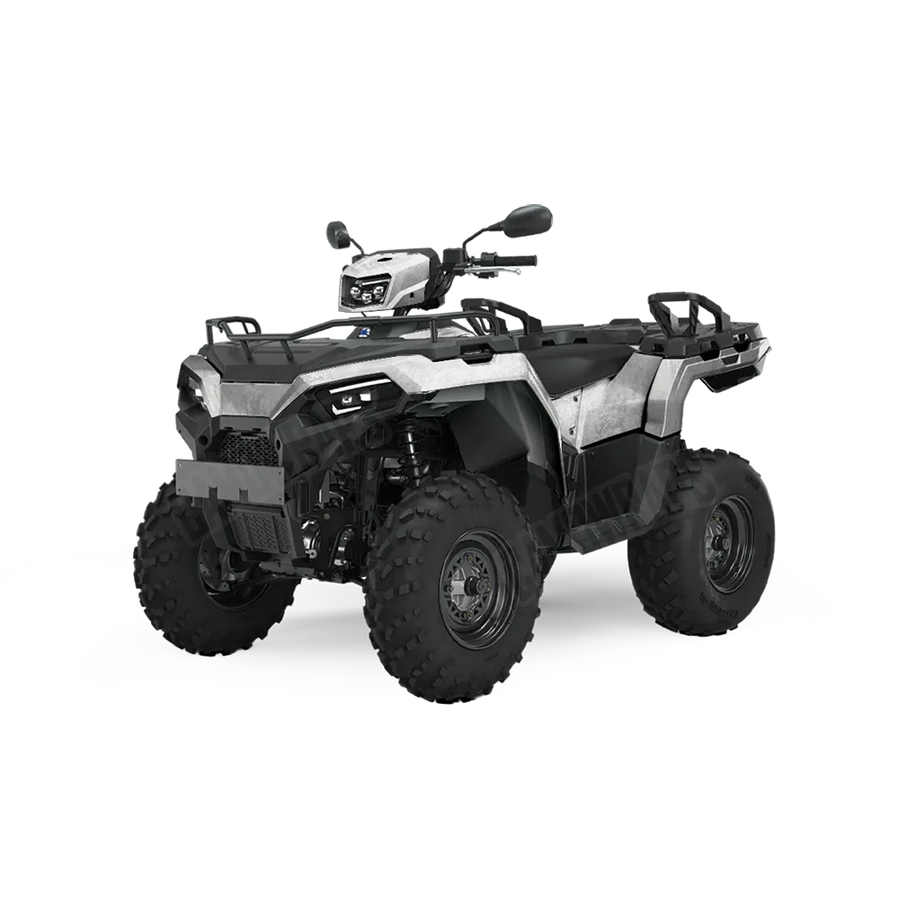 Realtree Aspect White Out ATV Wraps