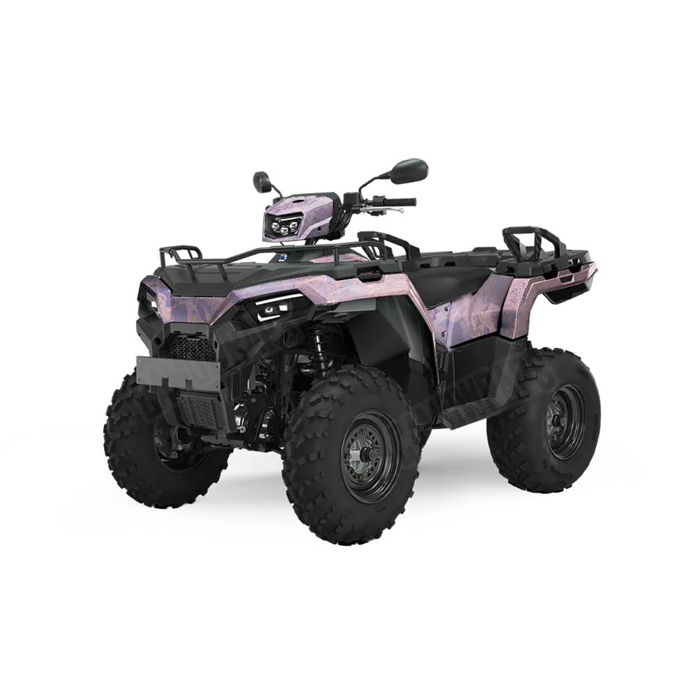 Realtree WAV3 Purple Rose ATV Wraps