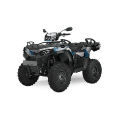 Shattered Blue Tiger ATV Wraps