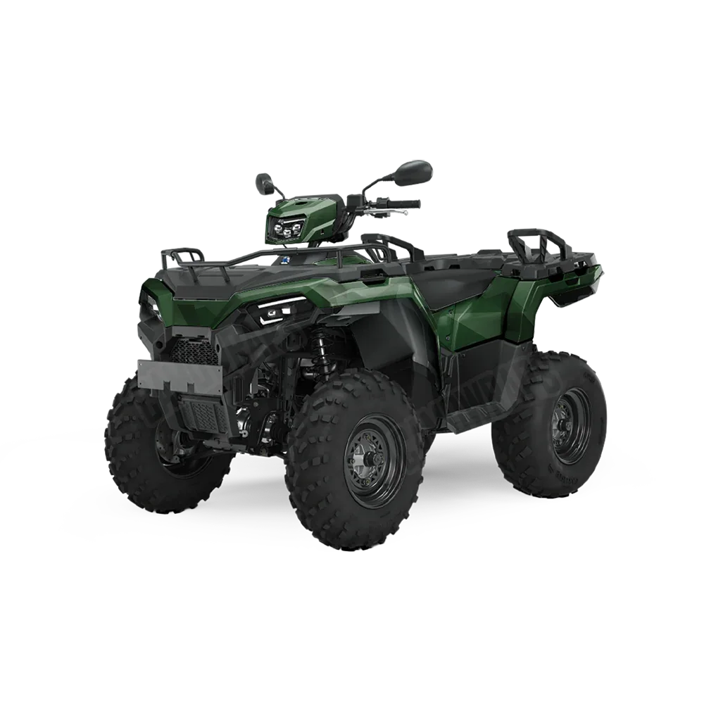 Shattered Elite Green ATV Wraps