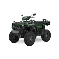 Shattered Elite Green ATV Wraps