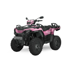 Shattered Elite Pink ATV Wraps