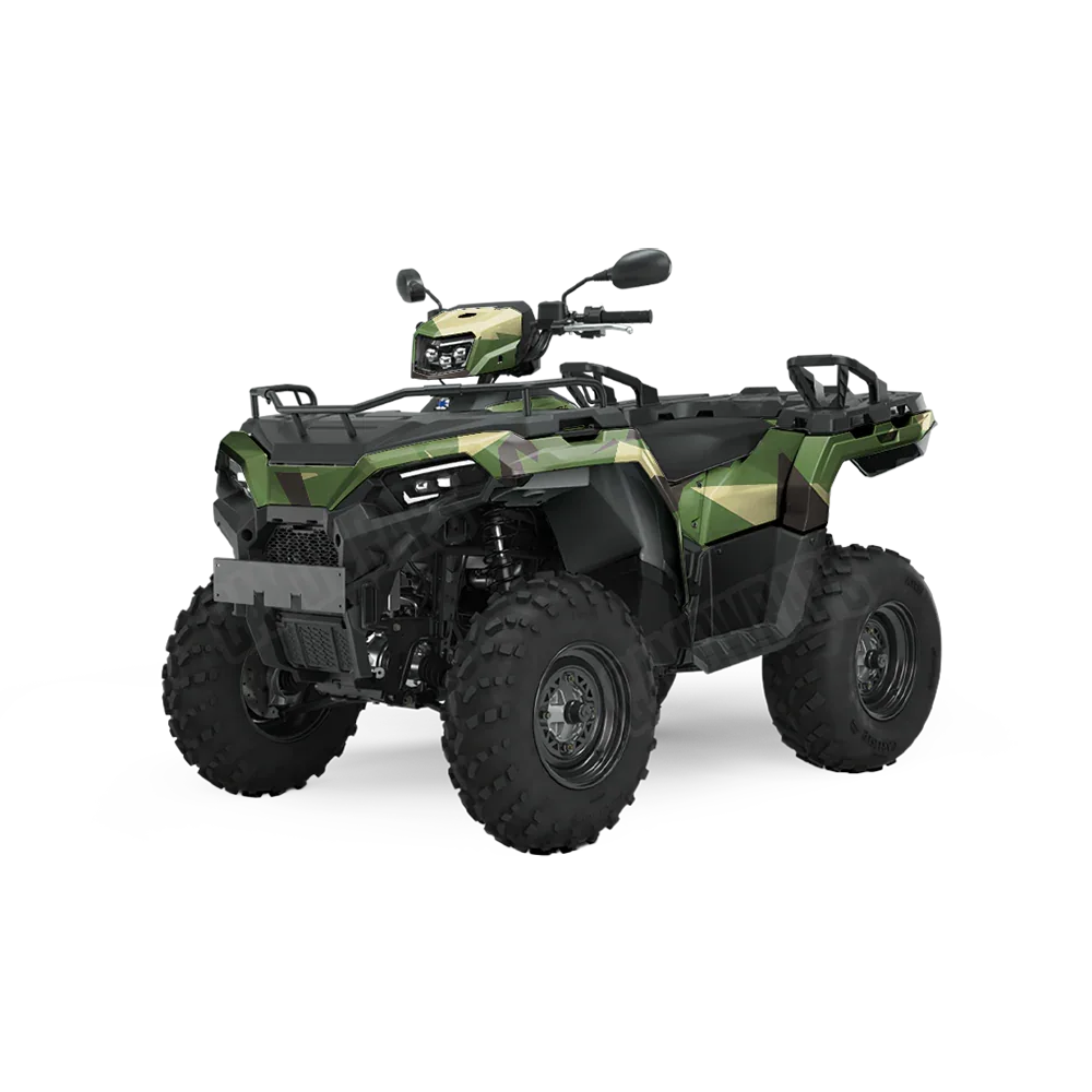 Shattered Jungle ATV Wraps