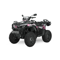 Shattered Pink Tiger ATV Wraps