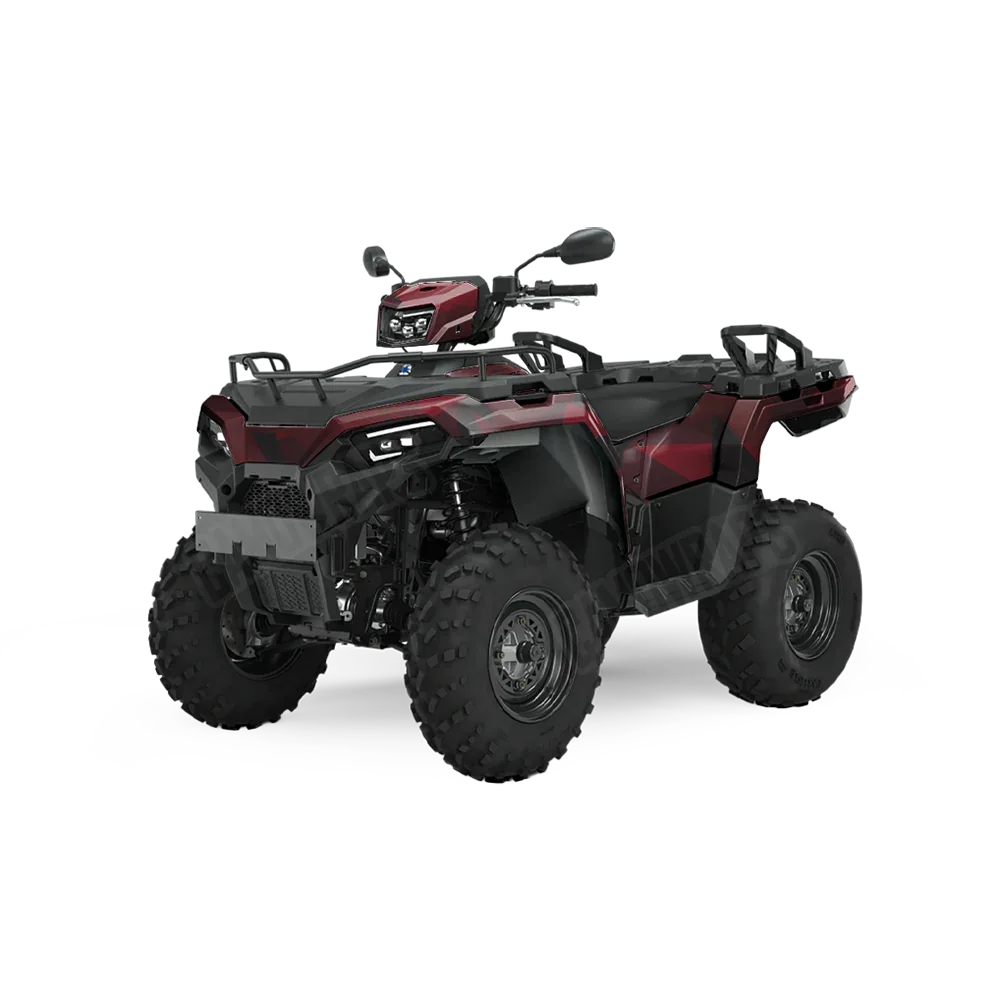 Shattered Vampire Red ATV Wraps