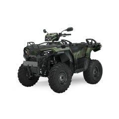 Tire Splatter Army Dark Green ATV Wraps