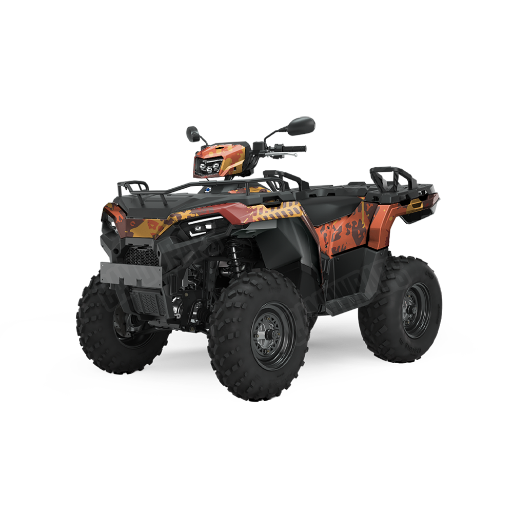 Tire Splatter Autumn ATV Wraps