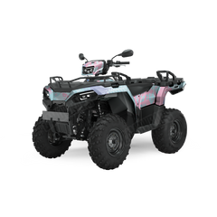 Tire Splatter Cotton Candy ATV Wraps