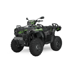 Tire Splatter Metro Green ATV Wraps