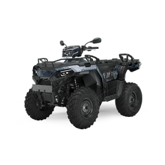 Tire Splatter Navy ATV Wraps