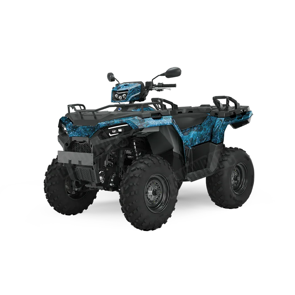 Toadaflage Blue ATV Wraps