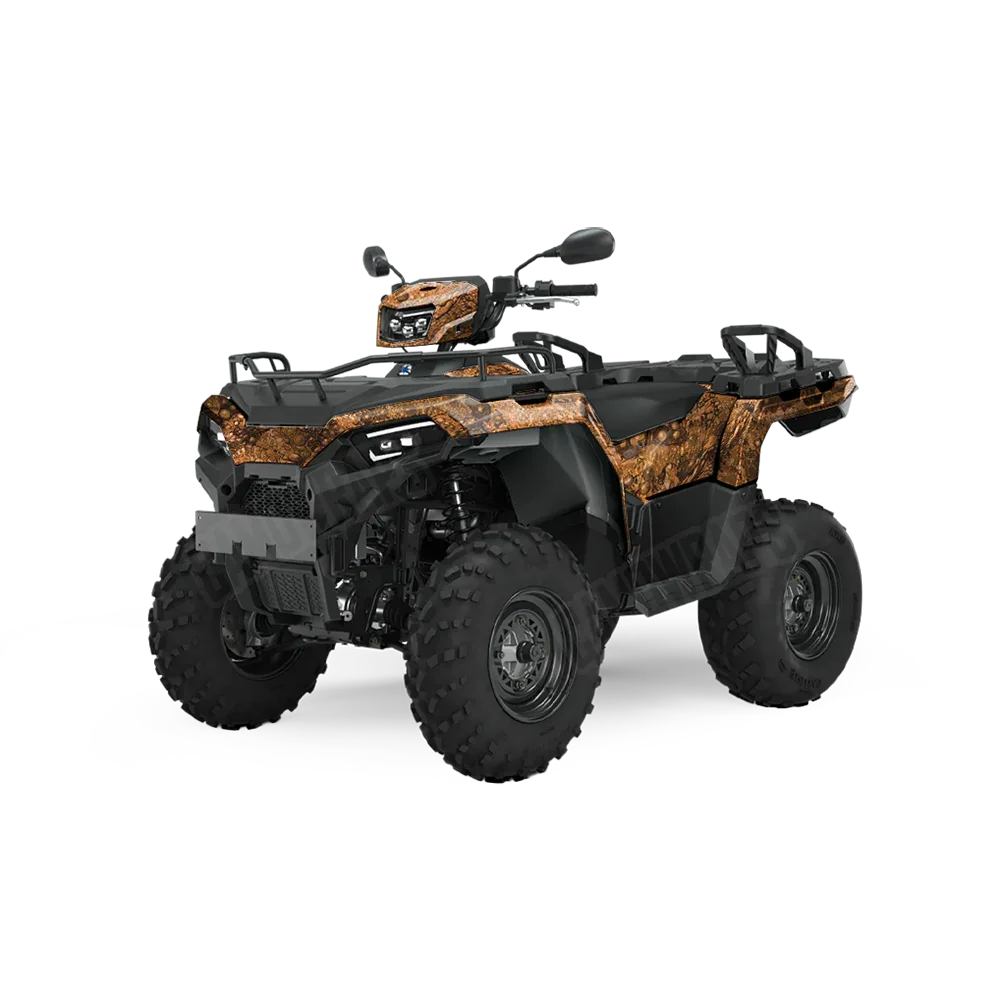 Toadaflage Orange ATV Wraps