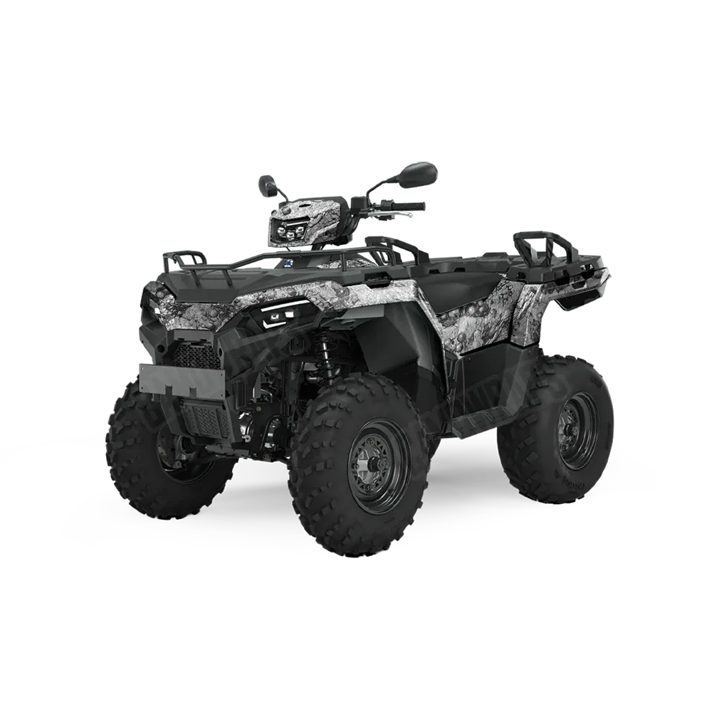 Toadaflage White ATV Wraps