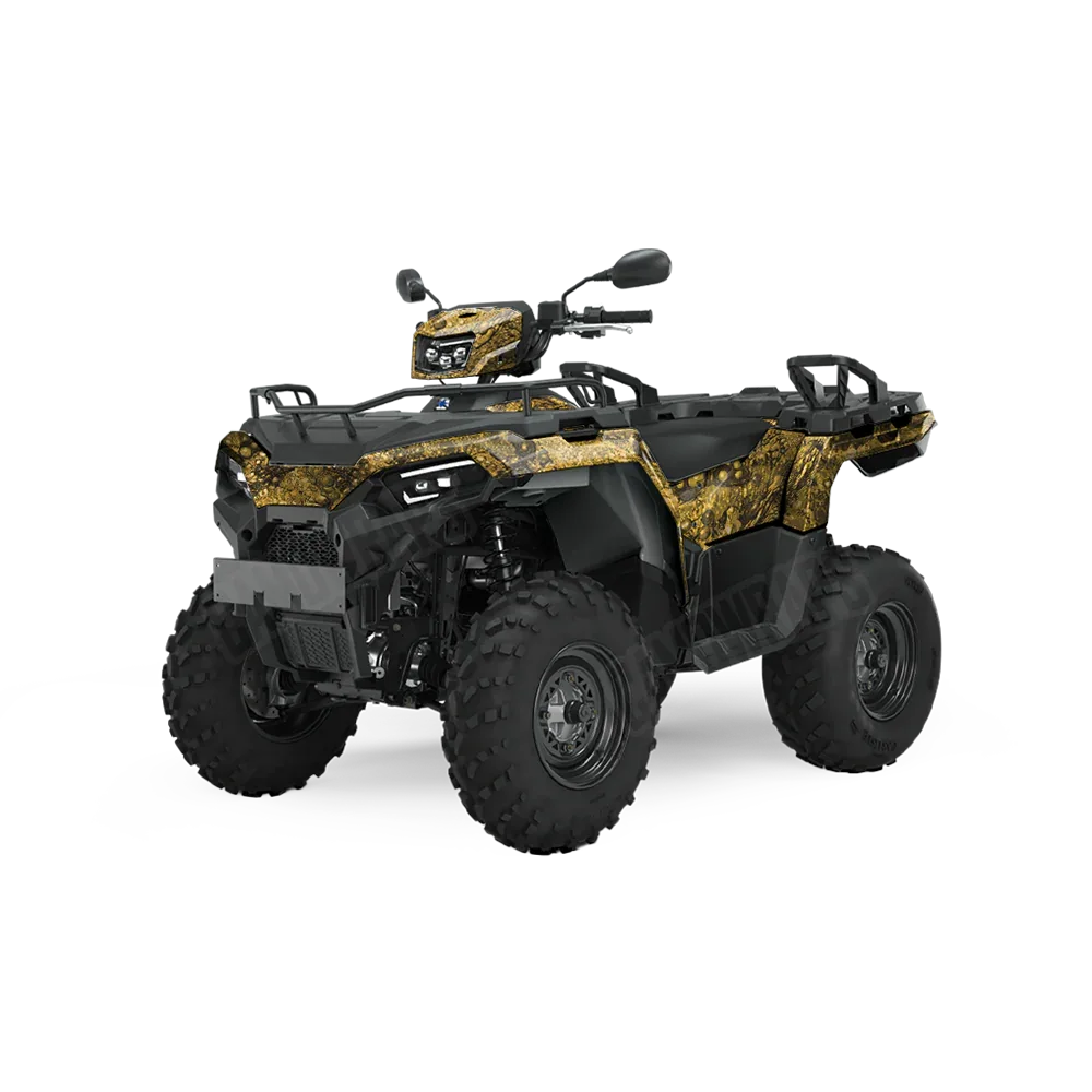 Toadaflage Yellow ATV Wraps